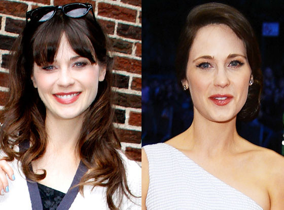 Zooey Deschanel irreconhecível Zooey Deschanel irreconhecível